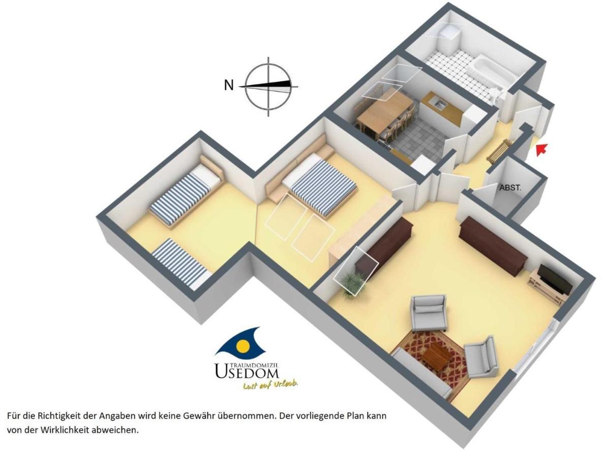 Villa Malve Whg 10 Heringsdorf  Exteriér fotografie